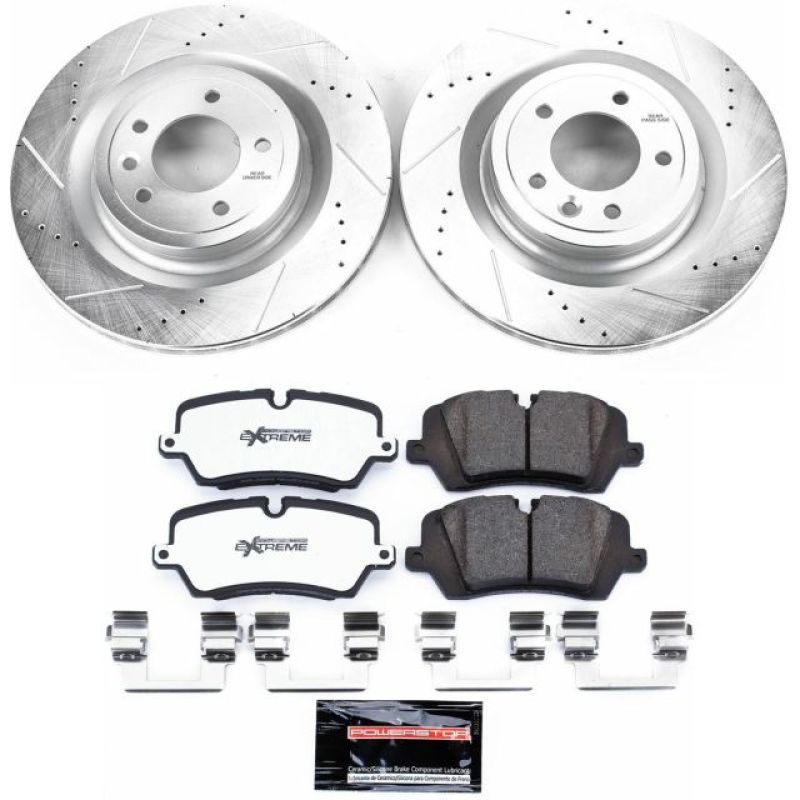 PSB Z36 Truck & Tow Kit - Power Stop 2017 Land Rover Discovery Rear Z36 Truck & Tow Brake Kit