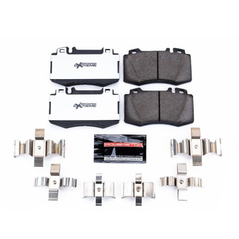 PSB Z26 Extreme Brake Pads - Power Stop 02-04 Mercedes-Benz C32 AMG Front Z26 Extreme Street Brake Pads w/Hardware