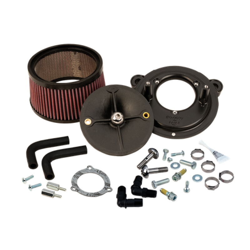 SSC Air Cleaner Kits - S&S Cycle 08-16 Touring Models w/ S&S 70mm Throttle Body Stealth Air Cleaner Kit w/o Cover