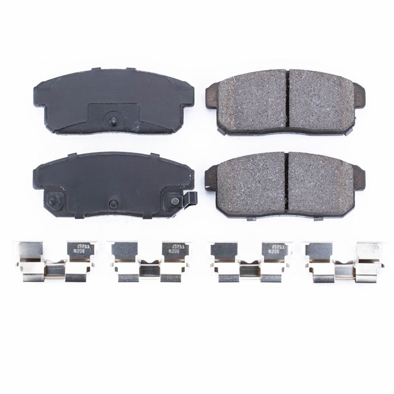 PSB Z17 Evolution Brake Pads - Power Stop 01-02 Infiniti G20 Rear Z17 Evolution Ceramic Brake Pads w/Hardware