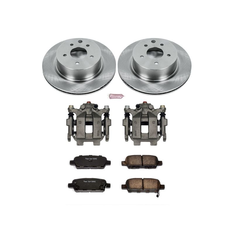PSB Autospecialty Kit w/Cals - Power Stop 09-14 Nissan Maxima Rear Autospecialty Brake Kit w/Calipers