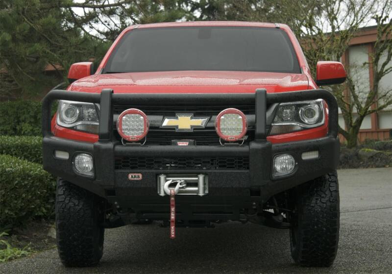 ARB Summit Bull Bars - ARB Summit Bar Textured ARB Fogii Chev Colorado 15On (Fit Kit NOT Included)
