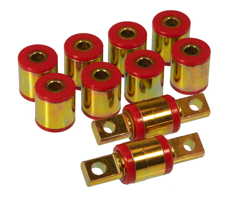 PRO Control Arm Bushings - Red - Prothane 90-97 Honda Accord Rear Upper/Lower Control Arm Bushings - Red