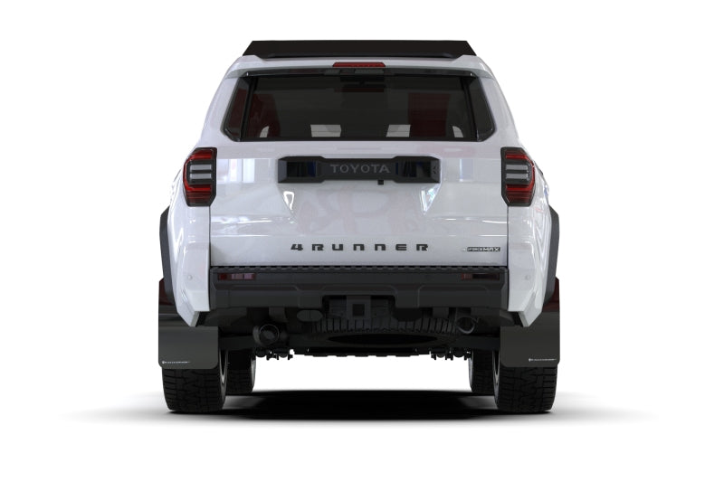 RAL UR Blk Flap/Rd Logo - Rally Armor 25-26 Toyota 4Runner Black UR Mud Flap w/ Red Logo