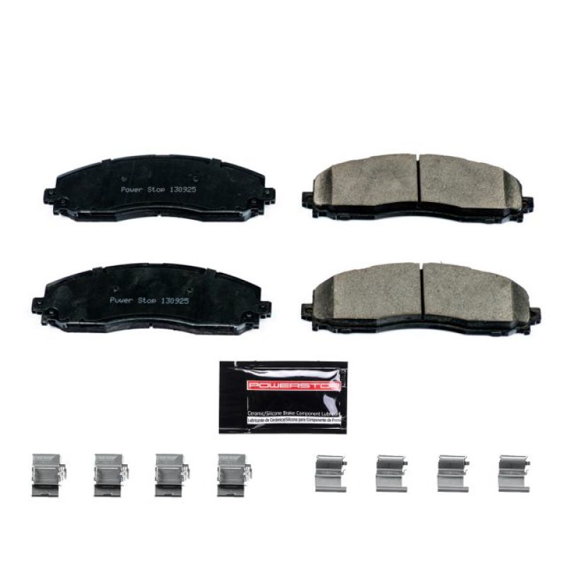 PSB Z23 Evolution Brake Pads - Power Stop 13-19 Ford F-250 Super Duty Rear Z23 Evolution Sport Brake Pads w/Hardware