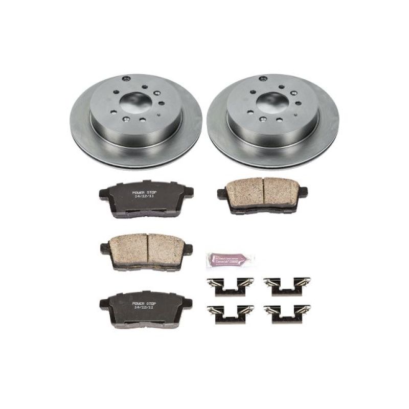 PSB Autospecialty Kit - Power Stop 07-12 Mazda CX-7 Rear Autospecialty Brake Kit