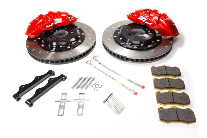 ALC Rear Brake Kits - Alcon 2015+ BMW M3 F80 380x32mm 4 Piston Rear Brake Upgrade Kit - Red