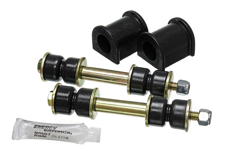 ES Sway Bar Bushings - Black - Energy Suspension 87-95 Pathfinder Black 24mm Front Sway Bar Frame Bushings