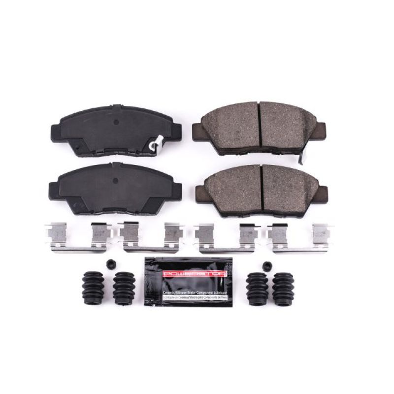 PSB Z23 Evolution Brake Pads - Power Stop 11-15 Honda CR-Z Front Z23 Evolution Sport Brake Pads w/Hardware