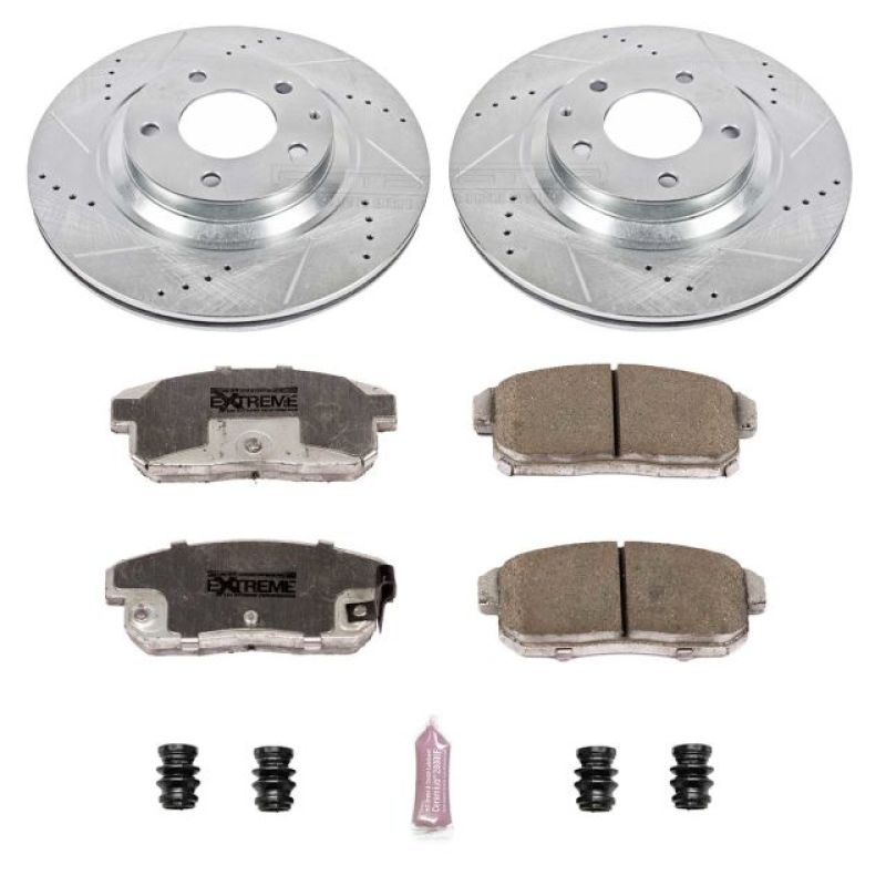 PSB Z26 Street Warrior Kit - Power Stop 04-11 Mazda RX-8 Rear Z26 Street Warrior Brake Kit