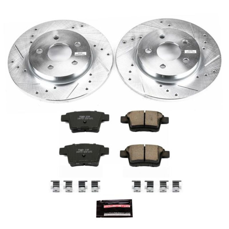 PSB Z23 Evolution Kit - Power Stop 05-08 Jaguar X-Type Rear Z23 Evolution Sport Brake Kit