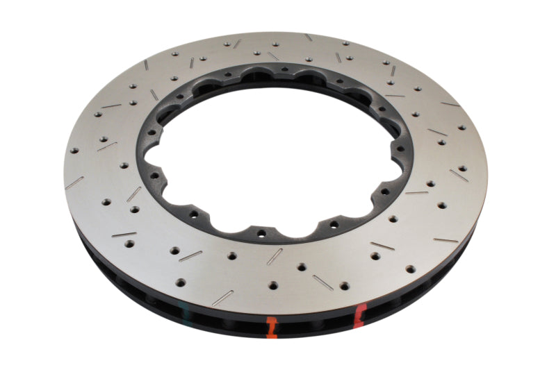 DBA 5000 Slot&Drill Rings - DBA 05-06 Holden VZ w/ AP Racing 6 Piston Calipers 5000 Series Drilled and Slotted Front Rotor Ring
