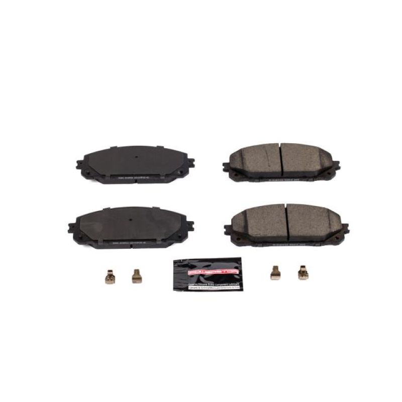 PSB Z23 Evolution Brake Pads - Power Stop 14-19 Jeep Cherokee Front Z23 Evolution Sport Brake Pads w/Hardware