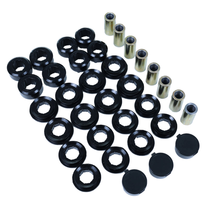 ES Cntrl Arm Bushings - Black - Energy Suspension Toyota Land Cruiser FJ80 Rear Control Arm Bushing Set - Black