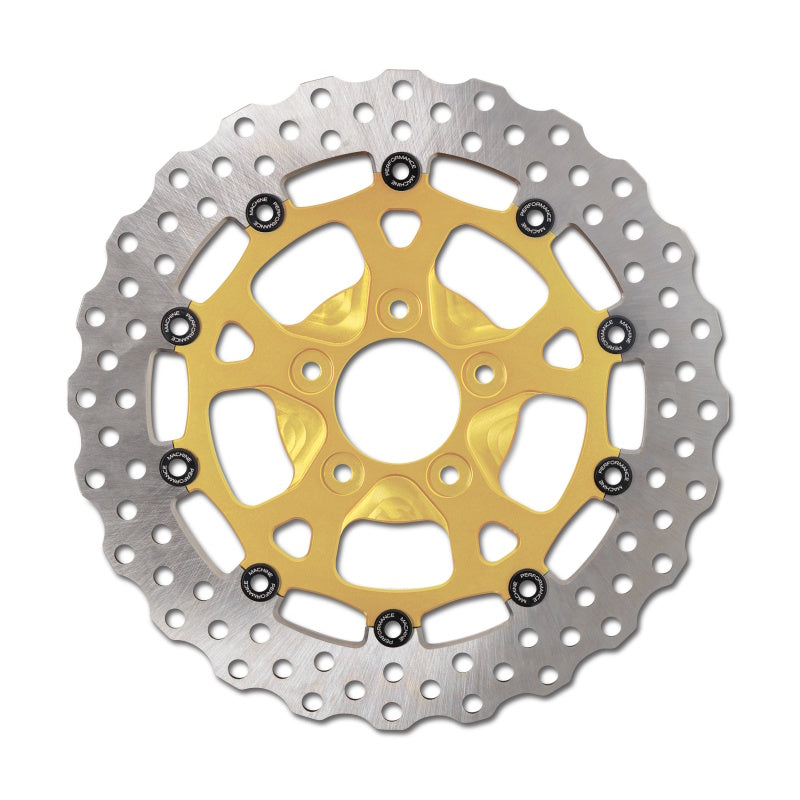 PFM Brake Rotors - Performance Machine 11.8 X .20 Dominator Rear - Gold Ano