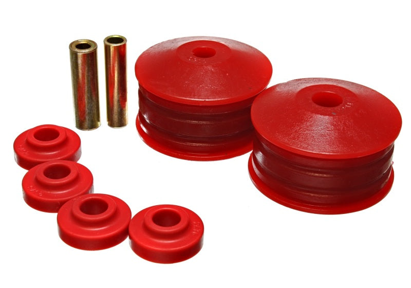 ES Motor Mounts - Red - Energy Suspension 00-04 Mitsubishi Eclipse FWD (V6 engine only) Red Motor Mount Inserts (2 Torque Mo