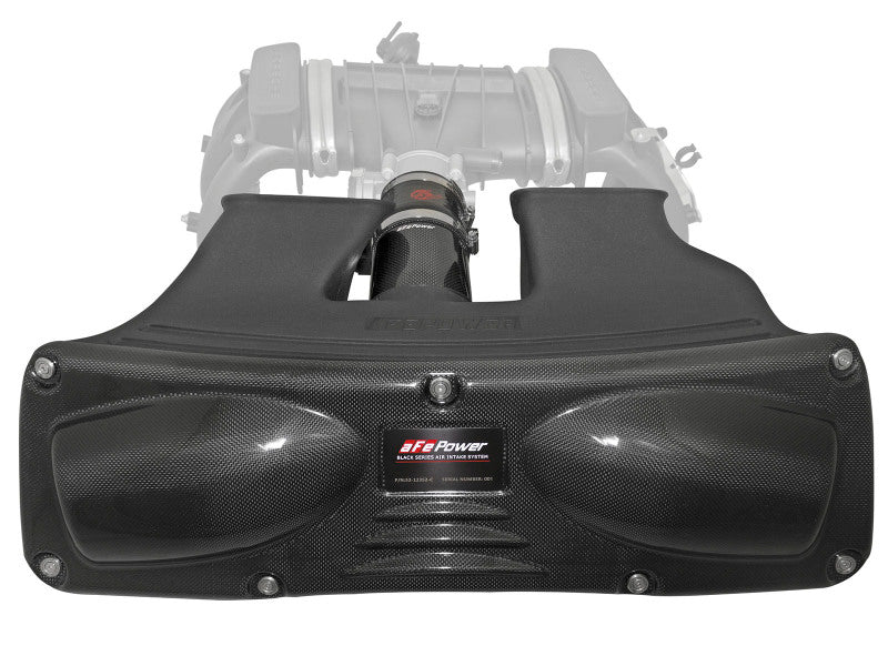 AFE Black Series Stage-2 Carbon Fiber Cold Air Intakes - aFe Black Series Cold Air Intake 12-15 Porsche Carrera/Carrera S 3.4L/3.8L
