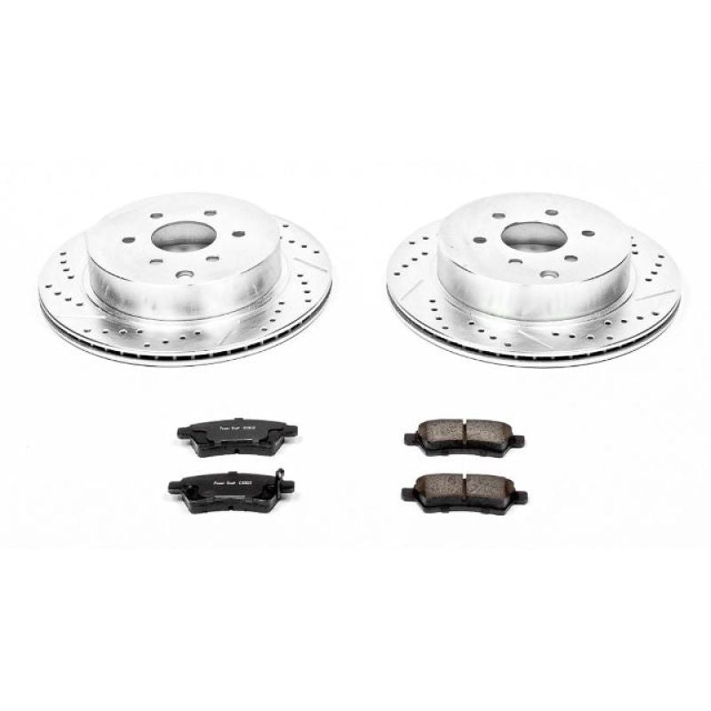 PSB Z23 Evolution Kit - Power Stop 05-12 Nissan Pathfinder Rear Z23 Evolution Sport Brake Kit