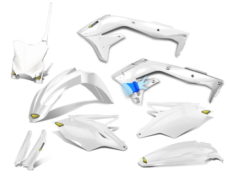 CYC Body Kit - Cycra 16-18 Kawasaki KX450F Powerflow Full Body Kit - White