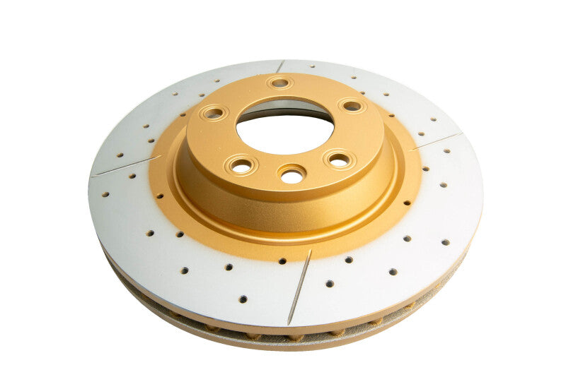 DBA Street Slot&Drill Rotors - DBA 04-10 Volkswagen Touareg (350mm Front Rotor) Front Drilled & Slotted Street Series Rotor
