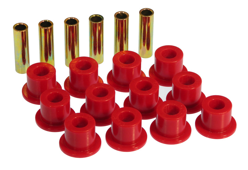 PRO Spring/Shackle Bush- Red - Prothane 72-81 International Scout II Spring & Shackle Bushings - Red