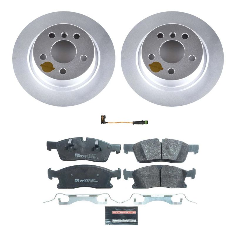 PSB Euro-Stop Kit - Power Stop 2018 Mercedes-Benz GLE350 Front Euro-Stop Brake Kit