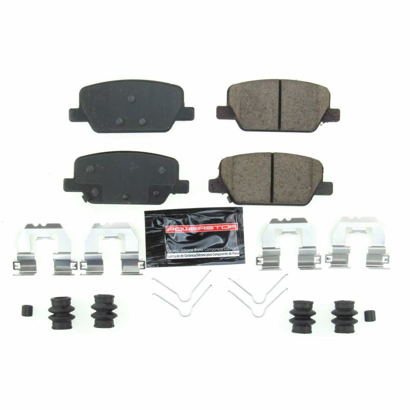 PSB Z23 Evolution Brake Pads - Power Stop 2019 Hyundai Santa Fe Rear Z23 Evolution Sport Brake Pads w/Hardware
