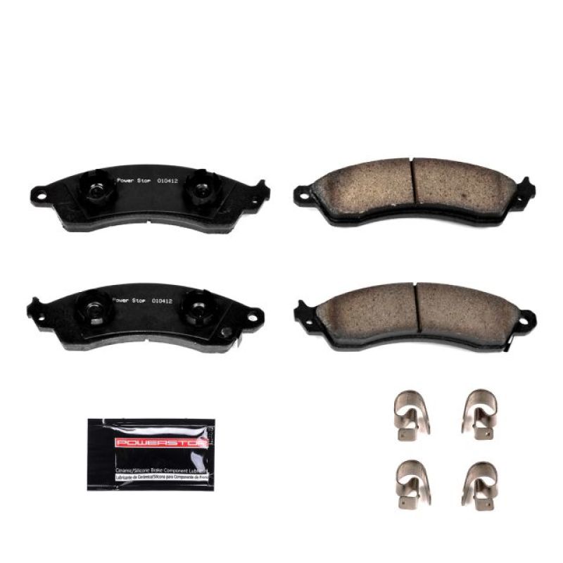 PSB Z23 Evolution Brake Pads - Power Stop 87-92 Chevrolet Camaro Front Z23 Evolution Sport Brake Pads w/Hardware