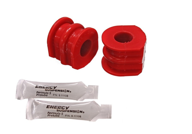 ES Sway Bar Bushings - Red - Energy Suspension 03-07 Infiniti G-35 Coupe RWD / 02-09 350Z Red 21mm Rear Sway Bar Frame Bushings
