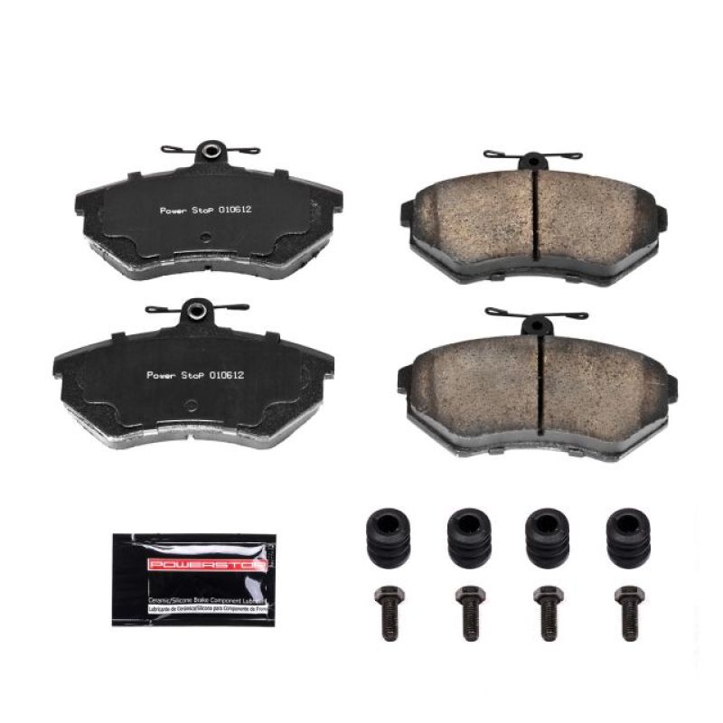 PSB Z23 Evolution Brake Pads - Power Stop 95-02 Volkswagen Cabrio Front Z23 Evolution Sport Brake Pads w/Hardware