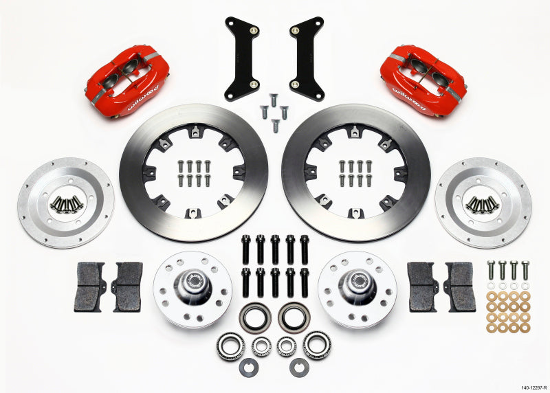 WIL Dynalite Brake Kit - Wilwood Forged Dynalite Front Kit 12.19in Red 79-87 GM G Body