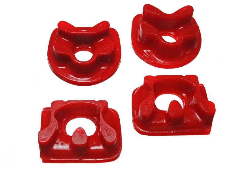 ES Motor Mounts - Red - Energy Suspension 92-01 Honda Red Motor Mount Inserts (Manual Transmission) (2 Torque Positions)
