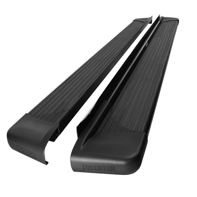 WES Running Boards - Sure-Grip - Westin SG6 Black Aluminum Running Boards 83.00 in