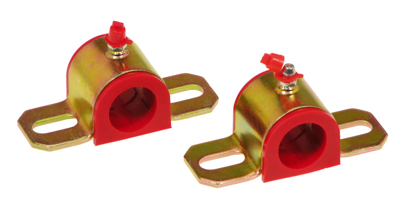 PRO Sway/End Link Bush - Red - Prothane Universal Greasable Sway Bar Bushings - 15/16in - Type A Bracket - Red