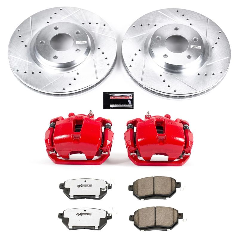 PSB Z26 Street Warrior Kit - Power Stop 03-05 Infiniti FX45 Front Z26 Street Kit w/Cals