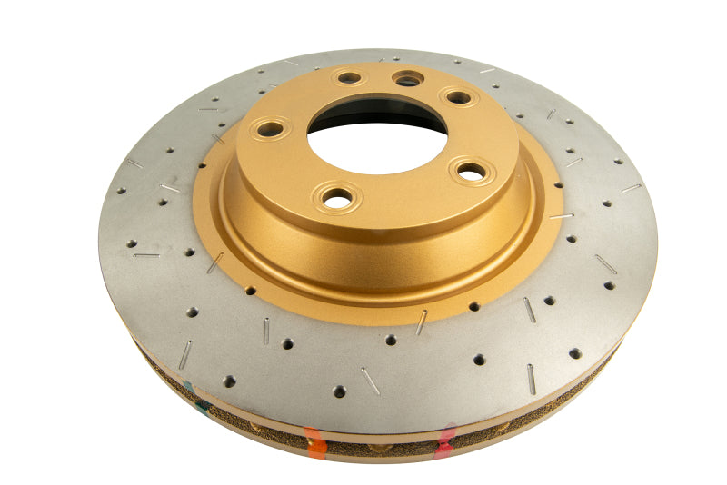 DBA 4000 Slot&Drill Rotors - DBA 3/06-08 Audi Q7 Front Drilled & Slotted 4000 Series Rotor