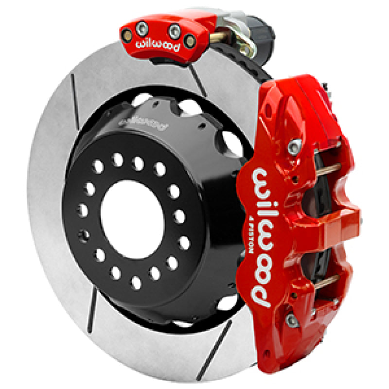 WIL Aero Brake Kit - Wilwood EPB Rear Kit AERO4 Small Ford 2.5