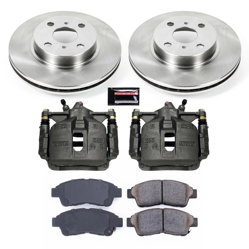 PSB Autospecialty Kit w/Cals - Power Stop 93-97 Geo Prizm Front Autospecialty Brake Kit w/Calipers