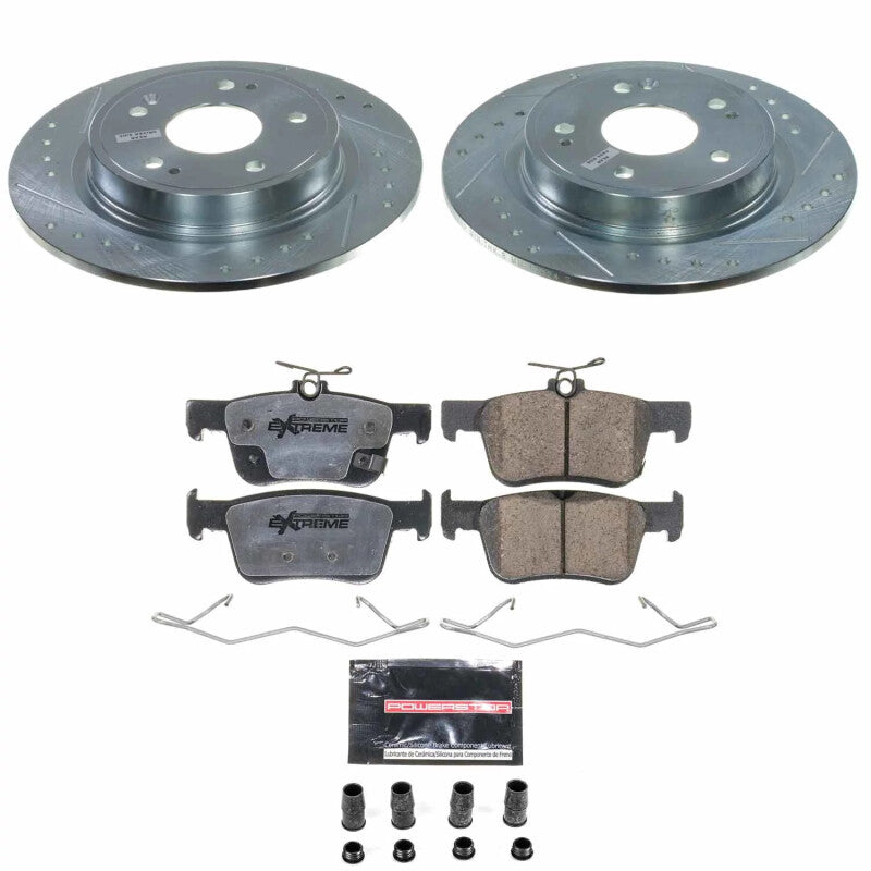 PSB Z26 Street Warrior Kit - Power Stop 23-25 Acura Integra Rear Z26 Street Brake Kit