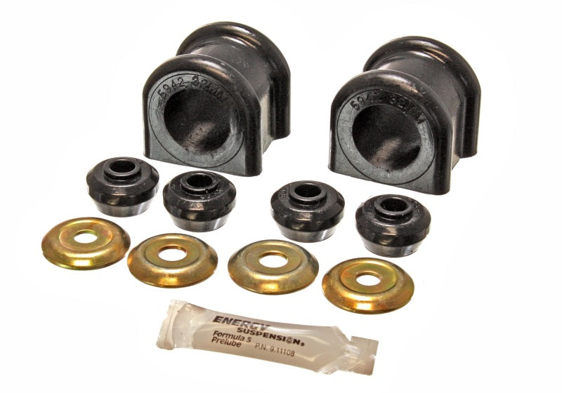 ES Sway Bar Bushings - Black - Energy Suspension 2006-08 Dodge Ram 1500/2500/3500 4WD 32mm Black Front Sway Bar Bushing Set