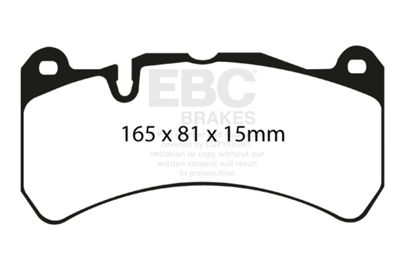 EBC Bluestuff Brake Pad Sets - EBC 07-08 Ferrari 430 Scuderia 4.3 Bluestuff Front Brake Pads