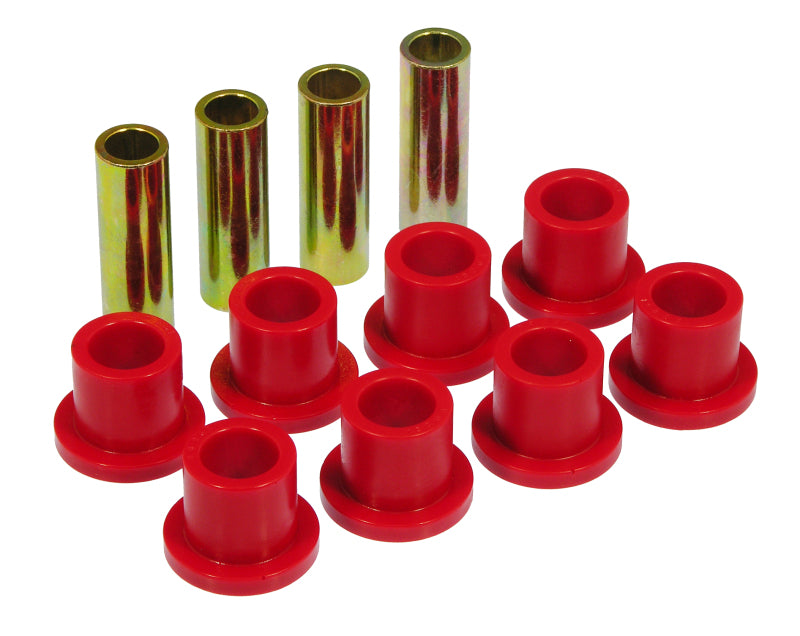 PRO Spring/Shackle Bush- Red - Prothane 73-79 Ford F250 Crew Cab / F350 Rear Spring & Shackle Bushings - Red