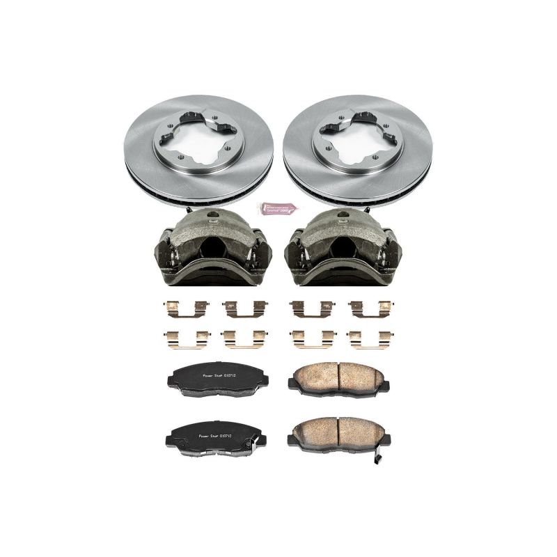 PSB Autospecialty Kit w/Cals - Power Stop 1997 Acura CL Front Autospecialty Brake Kit w/Calipers