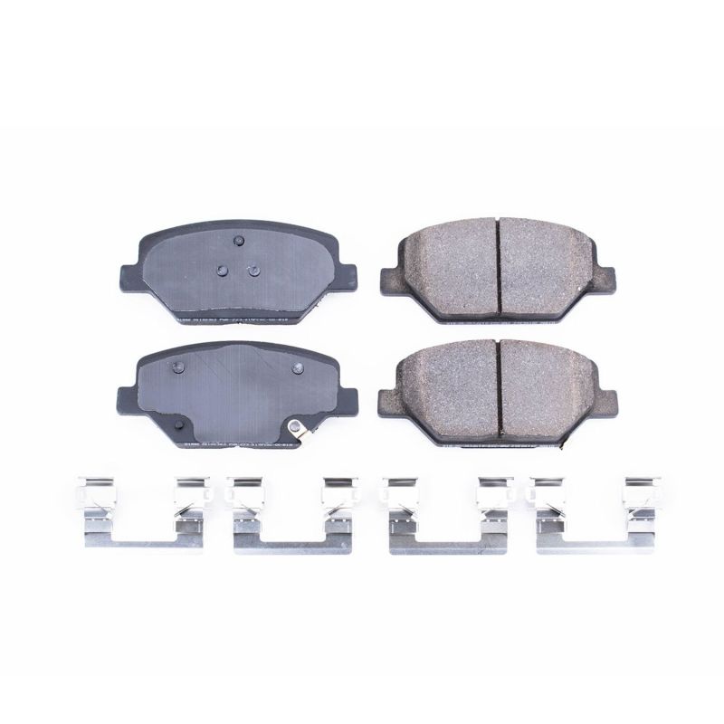 PSB Z17 Evolution Brake Pads - Power Stop 16-19 Buick Envision Front Z17 Evolution Ceramic Brake Pads w/Hardware