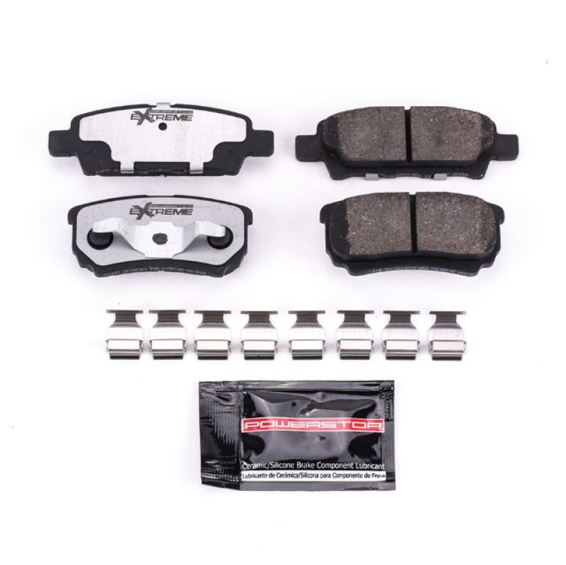 PSB Z26 Extreme Brake Pads - Power Stop 11-14 Chrysler 200 Rear Z26 Extreme Street Brake Pads w/Hardware