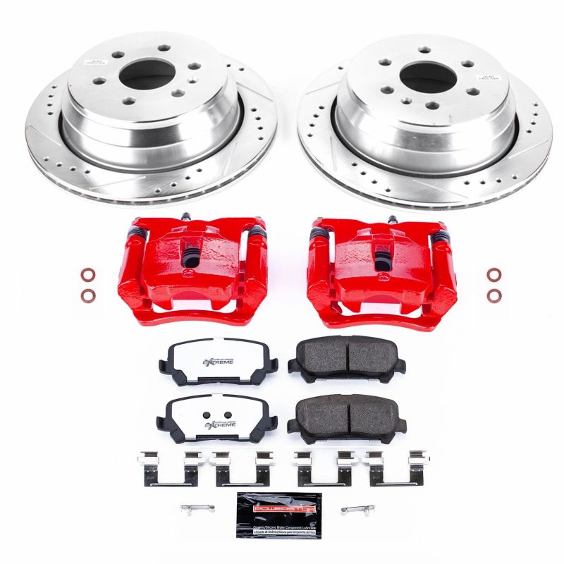 PSB Z36 Truck & Tow Kit w/Cals - Power Stop 15-19 Chevrolet Colorado Rear Z36 Truck & Tow Brake Kit w/Calipers