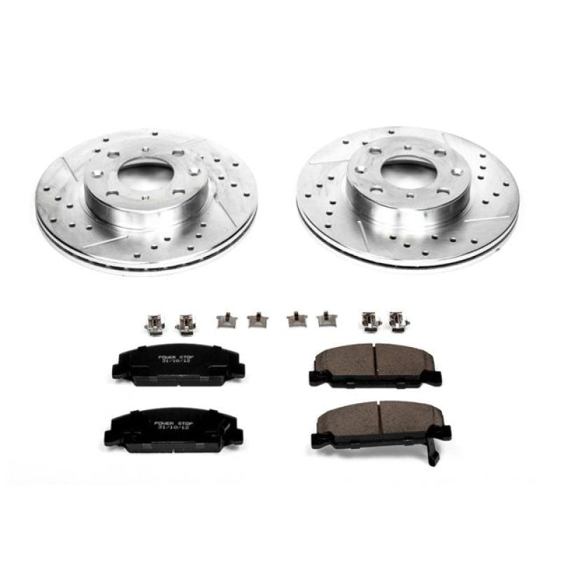 PSB Z23 Evolution Kit - Power Stop 88-89 Honda CRX Front Z23 Evolution Sport Brake Kit