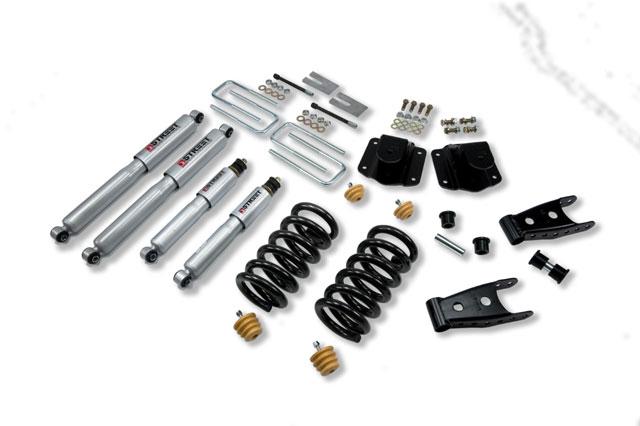 BT Lower Kit w SP Shocks - Belltech LOWERING KIT WITH SP SHOCKS