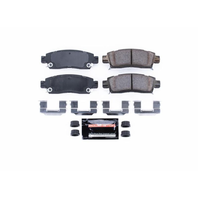 PSB Z23 Evolution Brake Pads - Power Stop 08-17 Buick Enclave Rear Z23 Evolution Sport Brake Pads w/Hardware