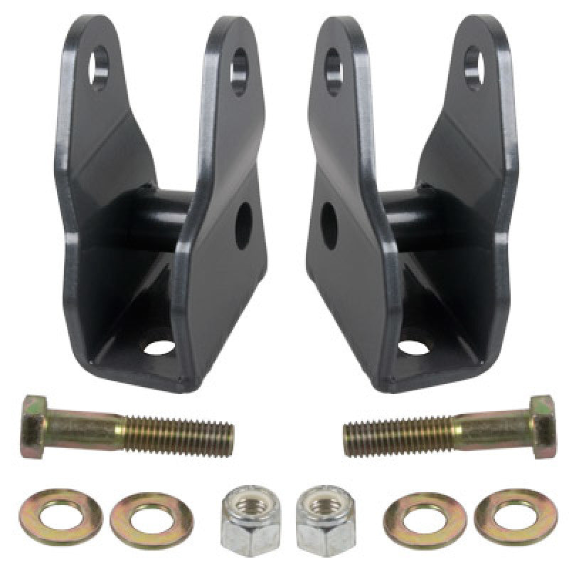 SYN Shock Mounts - Synergy 07-18 Jeep Wrangler JK/JKU Front Lower Shock Extension Brackets